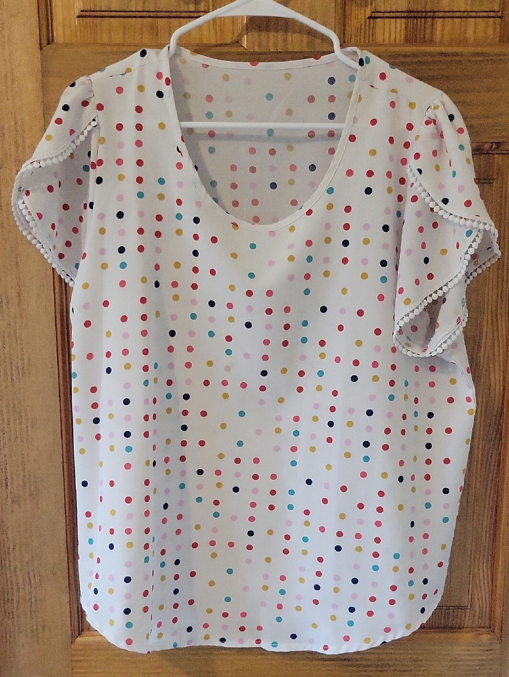 Floral & Polka Dot Mixed Sleepwear Bundle - Navy, Peach, Yellow, Cream - Picture 5 of 9